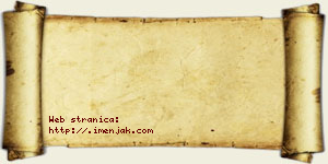 Milana Jaćimović vizit kartica